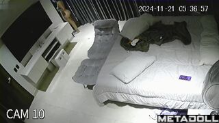 A typical day in bed after a breakup (naked curvy girl)