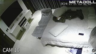 A typical day in bed after a breakup (naked curvy girl)