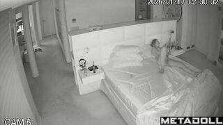 Brunette sucked cock and licked pussy of old perverts
