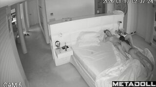 Brunette sucked cock and licked pussy of old perverts