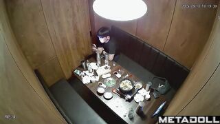 She is very glad that their first date took place at a sushi bar