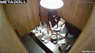 She is very glad that their first date took place at a sushi bar