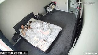 Slim lady likes everything he does with her on weekends in bed