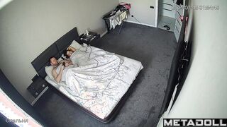 Slim lady likes everything he does with her on weekends in bed