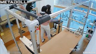 Medical exercises in the asian hospital / hidden cam