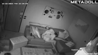 He accidentally finished on couch after having sex with her