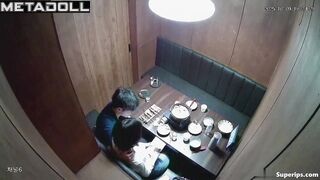 She thanked him with blowjob for the most delicious sushi
