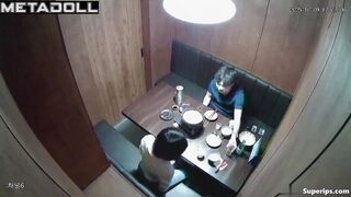 She thanked him with blowjob for the most delicious sushi