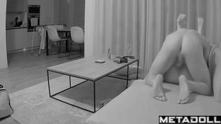 He cumed with pleasure on her sweet stomach, spy cam