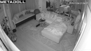They had sensual sex and then went to sofa to rest