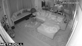 They had sensual sex and then went to sofa to rest