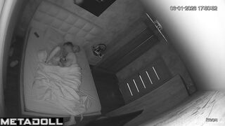 Spouses love to satisfy each other at night (bedroom scenes)