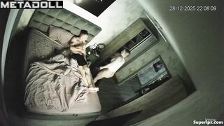 They love to satisfy each other at night, spy camera