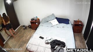 Man quickly fucked his wife and ran to his sexy lover