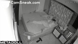 Chubby asian lady was sleeping and masturbating all day long
