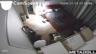 Man liked watching her swallow his cum - bedroom cam