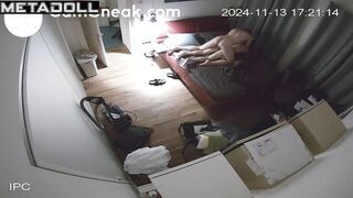 Man liked watching her swallow his cum - bedroom cam