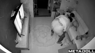Chubby asian guy fucked his girl after friends visit
