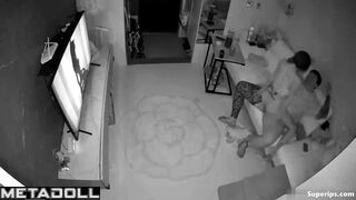 Chubby asian guy fucked his girl after friends visit