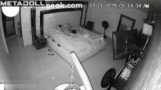 Sexy lesbian jumping on the long strapon her bestie