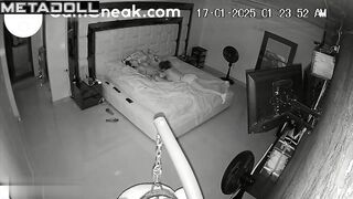 Sexy lesbian jumping on the long strapon her bestie