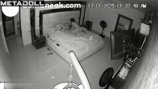 Sexy lesbian jumping on the long strapon her bestie