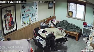 Asian couple were cold and decided to warm up with sex
