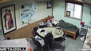 Asian couple were cold and decided to warm up with sex