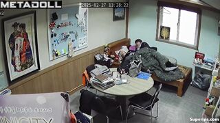 Asian couple were cold and decided to warm up with sex