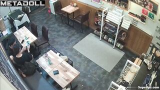 Passionate kisses and fuck in his closed workshop