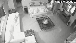 Conversation escalated into passionate living room sex