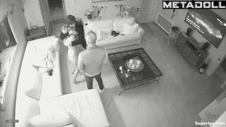 Slutty lady asked stupid husband to watch her fuck