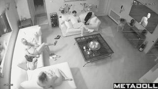 Slutty lady asked stupid husband to watch her fuck