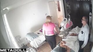 Strange activities in a closed hospital room (threesome)