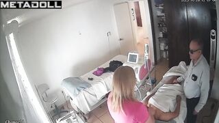 Strange activities in a closed hospital room (threesome)