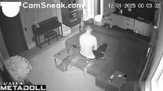 He asked her for blowjob and she agreed (living room)