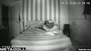 Husband caught her masturbating and licking nipples