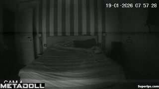 Husband caught her masturbating and licking nipples