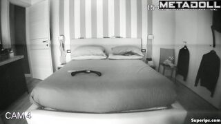Milf always licks her horny nipples during masturbation