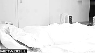 Passionate scissors sisters in cozy bedroom (curvy lesbians)