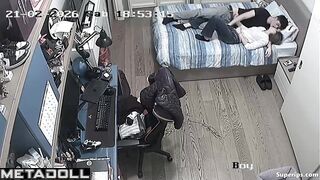 Horny teens enjoying each other under the blanket