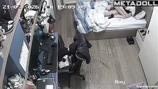 Horny teens enjoying each other under the blanket
