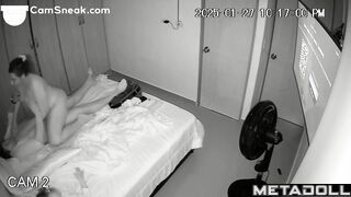 Chubby people having fun in the dark - bedroom video