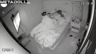 For some reason he put a pillow on his face during blowjob