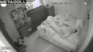 They were doing something strange under the blanket