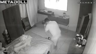 Great evening with deep pussy penetration - spy cam