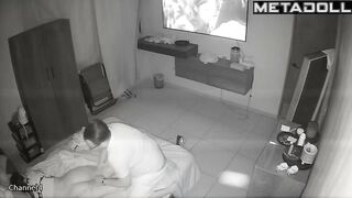 Great evening with deep pussy penetration - spy cam