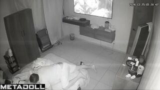 Great evening with deep pussy penetration - spy cam