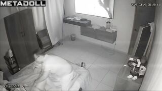 Great evening with deep pussy penetration - spy cam