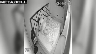Chubby man was very tired when he fucked her, look